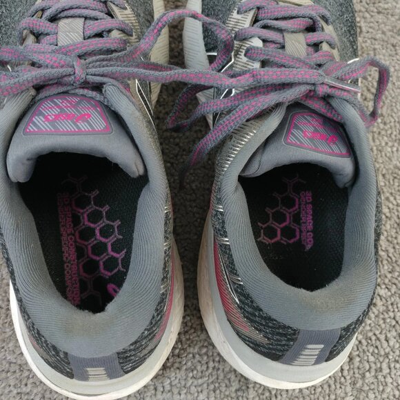 Asics GT 2000 10 Womens Size 8 Running Shoes Gray Pink Sneakers Low Top Athletic - Picture 10 of 12